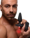 XR Brands Laser Fuck Me - Butt Plug met Afstandsbediening - Medium black