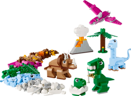 LEGO Classic 11041 - Creatieve dinosaurussen - 450 steentjes - T. rex Pterosaurus Triceratops Brontosaurus