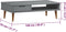 vidaXL - Salontafel - MOLDE - 100x55x31 - cm - massief - grenenhout - grijs