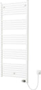 Plieger Elba - Elektrische handdoekradiator - Klokthermostaat - 146.2 cm x 50 cm - 700 Watt - Wit