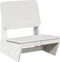 vidaXL - Tuinstoelen - 2 - st - 60x64x70,5 - cm - massief - grenenhout - wit