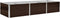 vidaXL - Plantenbak - verhoogd - 240x80x45 - cm - gegalvaniseerd - staal - bruin