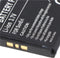 Accu geschikt voor Sony Ericsson Z530i, 900mAh