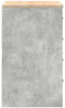 vidaXL - Garagekast - 60x51x85 - cm - massief - grenenhout - betongrijs