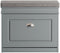 SoBuy FSR82-K-HG - Schoenenbank met Klep en Zitkussen - Grijs 61x24x51 cm