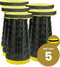 Opvouwbare kruk extra strong geel per 5 - telescopische kruk - 250 kg - inklapbare kruk - draagbaar - kampeerstoel - opstapkrukje