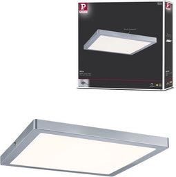 Paulmann Atria - LED-paneel 300x300 mm 16,5W 1450lm 2700K dimbaar - Chroom mat