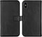 Selencia iPhone Xs - Echt Lederen Bookcase - 3 Pashouders - Zwart