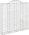 vidaXL - Schanskorven - 6 - st - gewelfd - 200x50x180/200 - cm - ijzer