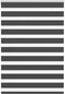 vidaXL - Zebra - rolgordijn - 115x150 - cm - stofbreedte - 110,9 - cm - zwart