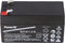 Exide Powerfit S312 / 1,2S PB-loodbatterij 12 volt, 1200 mAh met Faston-contact van 4,8 mm