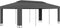 vidaXL - Prieel - met - dubbel - dak - 3x6 - m - wit