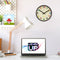 Wandklok 35cm - Stil - Zwart/Multikleur - ABS - nXt 'Bit'