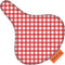 BikeCap Zadelhoes Red Checkmate | Fietszadelhoes - Fietszadeldek - Stof en waterafstotend