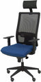 Bureaustoel met hoofdsteun Horna Piqueras y Crespo BALI200 Marineblauw