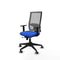 Piqueras y Crespo 1D066G0 - Bureaustoel - Verstelbare hoogte met armleuning - Blauw
