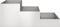 vidaXL - Tuinplant - 3-laags - 90x90x35 - cm - RVS