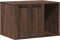 vidaXL - Kattenbakkast - 60x40x40 - cm - bewerkt - hout - bruin - eikenkleurig