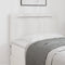 vidaXL - Hoofdbord - Eenvoudig - Ontwerp - Wit - 90 - cm - Faux - Leer