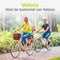 Velmia 9235866-2 - Fietszadel - Traagschuim - Waterdicht - Zwart