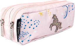 Caramel & Cie Pennenzak dubbel constellation roze