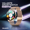Valante Essential Smartwatch - Smartwatch Dames - Rosé goud staal - 43 mm - Stappenteller - Hartslagmeter - Bloeddrukmeter