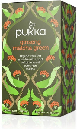 Pukka Thee Ginseng Matcha Green 20 stuks