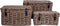 Opbergmanden Set Van 3 Grijs - Rotan - Opbergmanden Depok - House Nordic