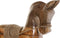 Decoratieve figuren DKD Home Decor Natuurlijk Touw Lichtbruin Koloniaal Mangohout (61 x 15 x 63 cm)