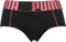 Puma - 2-pack Yarn Dyed Mini Stripe Mini Boxershorts Zwart / Roze - XS