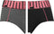 Puma - 2-pack Yarn Dyed Mini Stripe Mini Boxershorts Zwart / Roze - XS