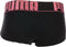 Puma - 2-pack Yarn Dyed Mini Stripe Mini Boxershorts Zwart / Roze - XS