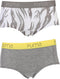 Puma 2-pack Zebra Mini Boxershorts Grijs / Wit Print