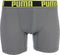 PUMA Active Style Boxershort - 2-pack - Zwart/Grijs - Maat L