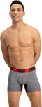 PUMA Active Style Grizzly Sport Boxershort - 2-pack - Grijs/Zwart - Maat XL