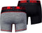 PUMA Active Style Grizzly Sport Boxershort - 2-pack - Grijs/Zwart - Maat XL