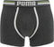 PUMA Athletic Blocking Boxershort - 2-pack - Asphalt - Maat S