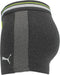 PUMA Athletic Blocking Boxershort - 2-pack - Asphalt - Maat S