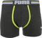 PUMA Athletic Blocking Boxershort - 2-pack - Asphalt - Maat S