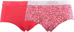 Puma Basic Mini - Sportonderbroek - Vrouwen - Maat XS - Roze/ Rood/ Wit