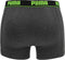 PUMA Basic New Waistband Boxershort - 2-pack - Black/Grey - Maat S