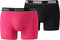 PUMA Basic New Waistband Boxershort - 2-pack - Pink - Maat M