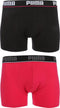 PUMA Basic New Waistband Boxershort - 2-pack - Pink - Maat M