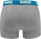 PUMA Basic Stripe Boxershort - 2-pack - Blauw/Grijs Melange - Maat M