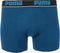 PUMA Basic Stripe Boxershort - 2-pack - Blauw/Grijs Melange - Maat M
