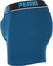 PUMA Basic Stripe Boxershort - 2-pack - Blauw/Grijs Melange - Maat M