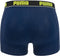 PUMA Basic Stripe Boxershort - 2-pack - Blauw/Zwart - Maat L