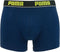 PUMA Basic Stripe Boxershort - 2-pack - Blauw/Zwart - Maat L