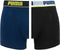 PUMA Basic Stripe Boxershort - 2-pack - Blauw/Zwart - Maat L