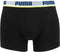 PUMA Basic Stripe Boxershort - 2-pack - Blauw/Zwart - Maat L